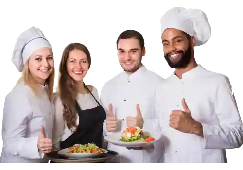 equipo de cocineros expertos